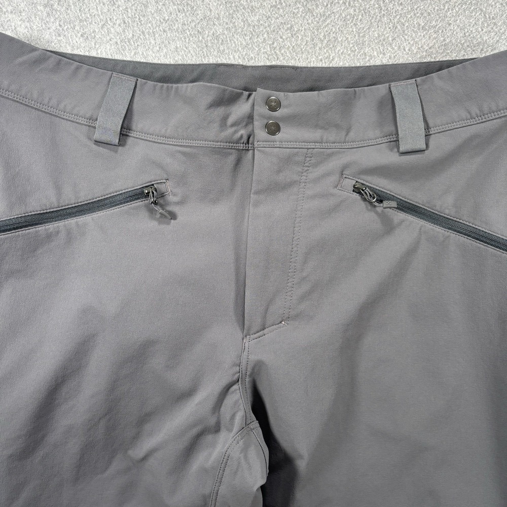 Haglofs Moran Water Repellent Wind Soft Shell Pants Gray Hiking Trekking 34x33 - Picture 9 of 16